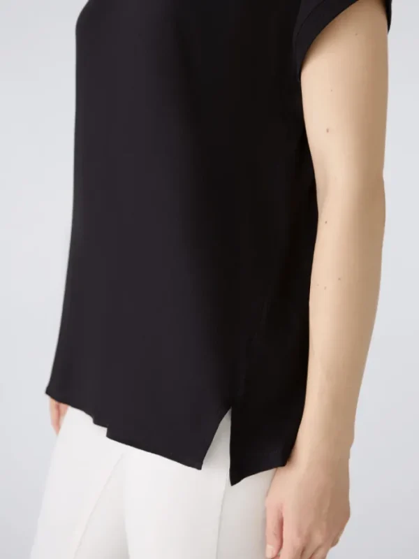 Oui Tops | Gifts Under £100^AYANO Blouse Shirt In Black 88335 Col 9990