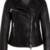 Oui Coats And Jackets | Gifts Under £250^Black Leather Biker Jacket 76138 9990