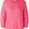 Oui Knitwear | Gifts Under £100^Jumper With Wool And Mohair In Pink 89198 Col 3374