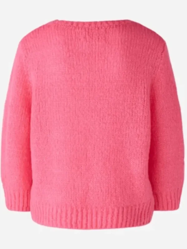 Oui Knitwear | Gifts Under £100^Jumper With Wool And Mohair In Pink 89198 Col 3374