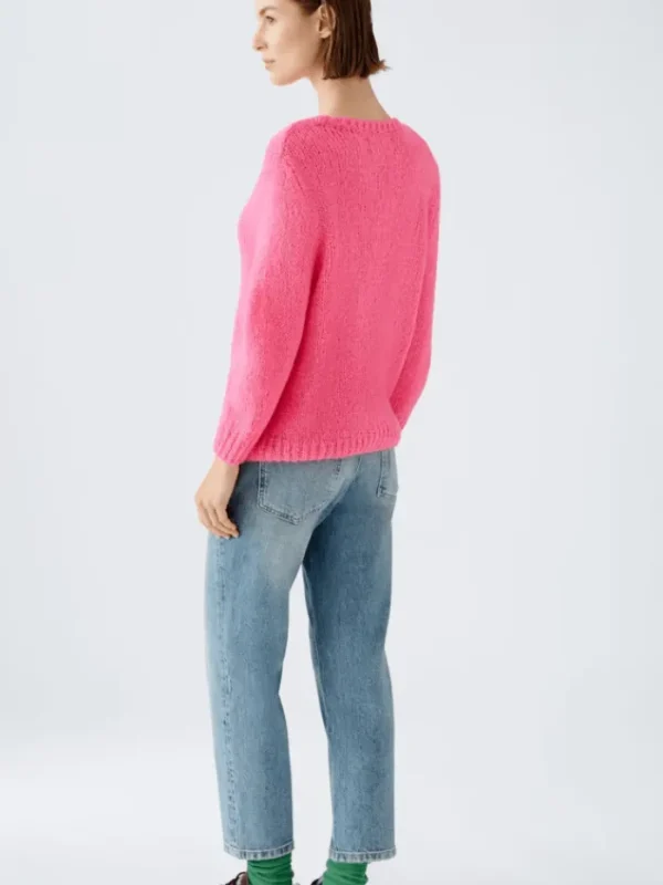 Oui Knitwear | Gifts Under £100^Jumper With Wool And Mohair In Pink 89198 Col 3374
