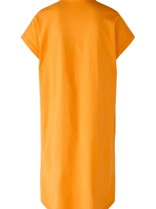 Oui Dresses | Gifts Under £100^Orange Linen Cotton Patch Dress 78897 2750
