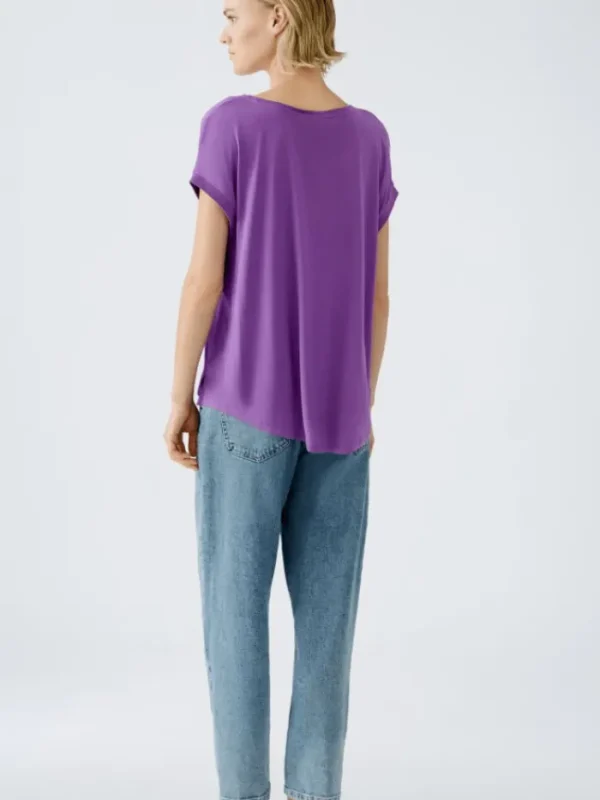 Oui Tops | Gifts Under £100^Women's AYANO Blouse Shirt In Bright Violet 88335 Col 4364
