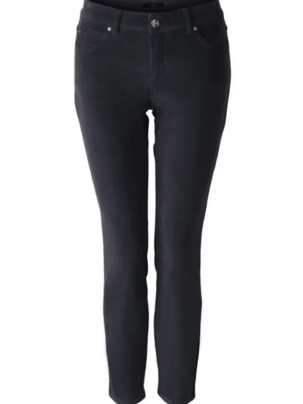 Oui Trousers | Leggings^Women's BAXTOR Cord Jeggings In Dark Blue 80133 Col 5742