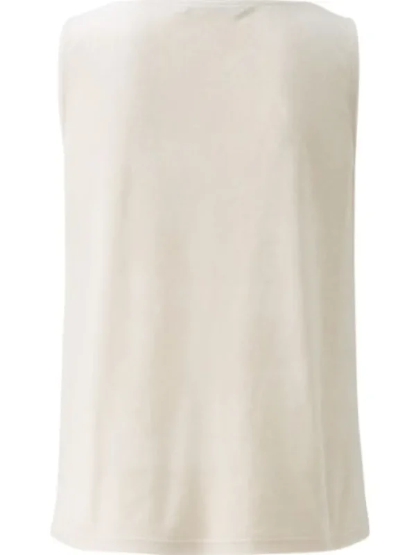 Oui Party Wear | Tops^Women's Sleeveless Golden Glitter Sequin Top 91039 Col 0767