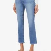 Paige Denim^Amber M Cropped Mid Rise Stretch Denim Jeans 6804E77-4717
