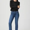 Paige Denim | Luxury Gifts^AMBER Raw Hem Straight Leg Jeans 6938E77 B701 Col Acapella