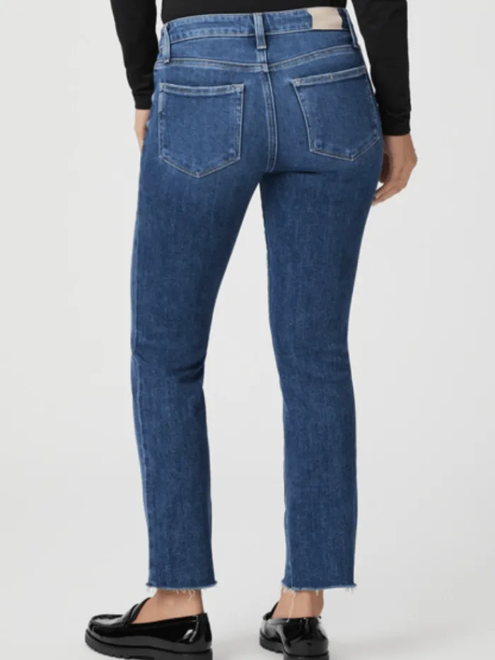 paige_amber_raw_hem_strai_3.webp Paige Denim | Luxury Gifts^AMBER Raw Hem Straight Leg Jeans 6938E77 B701 Col Acapella
