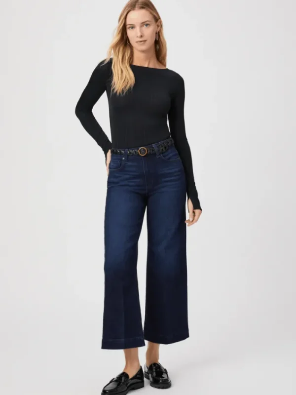 Paige Denim | Luxury Gifts^ANESSA Wide Leg Jeans 6183F72 B699 Col Starboard