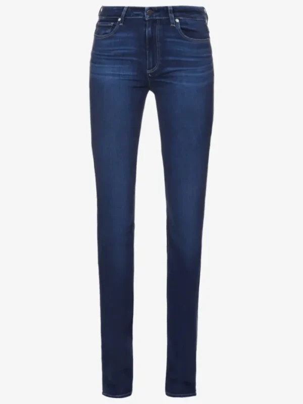 Paige Denim | Gifts Under £250^Hoxton M Straight High Rise Cotton Blend Denim Jeans Brentwood 3