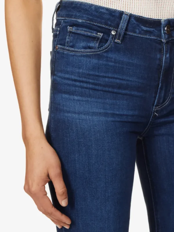 Paige Denim | Gifts Under £250^Hoxton M Straight High Rise Cotton Blend Denim Jeans Brentwood 3