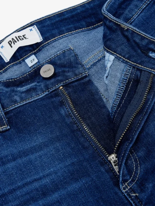 Paige Denim | Gifts Under £250^Hoxton M Straight High Rise Cotton Blend Denim Jeans Brentwood 3