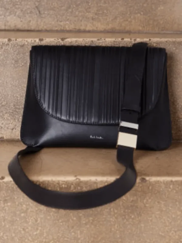 Paul Smith Cross Body Bags | Bags^Leather Shadow Stripe Cross Body Bag W1A-7668-LTOEMB