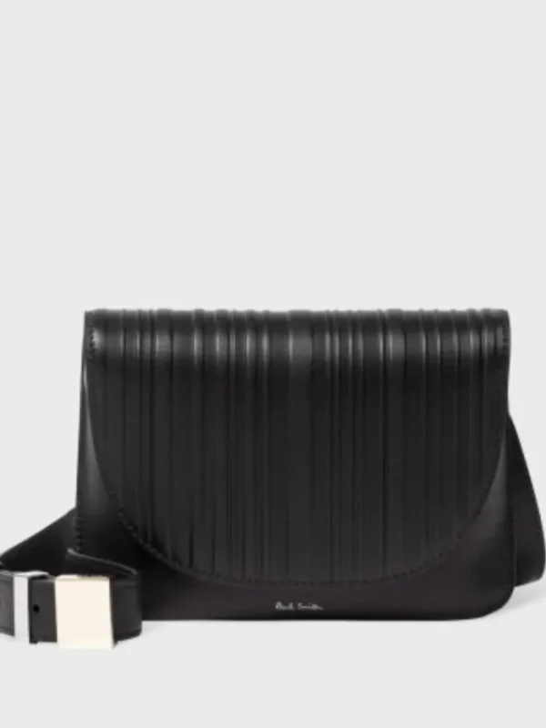 Paul Smith Cross Body Bags | Bags^Leather Shadow Stripe Cross Body Bag W1A-7668-LTOEMB