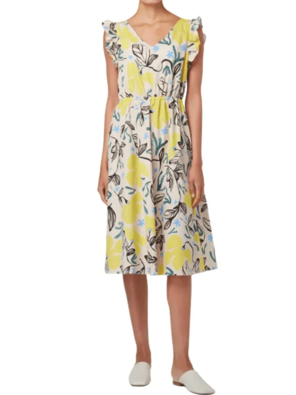 Paul Smith Dresses | Gifts Under £100^Lemon Floral Printed Dress W2R-539D-K31022-02