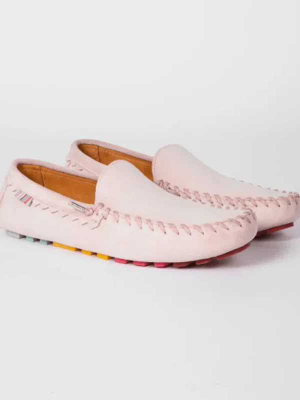 Paul Smith Footwear | Footwear^Pastel Pink 'Dustin’ Suede Loafer W1S-DTN01-HSUE-20