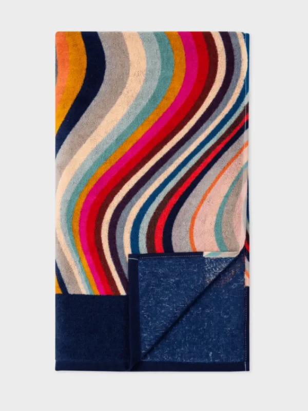 Paul Smith Gifts Under £100^Swirl Stripe Beach Towel W1A-204G-HV288-90