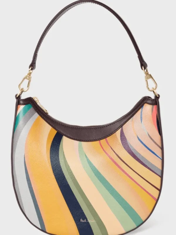 Paul Smith Bags | Luxury Gifts^Women's 'Dusky Swirl' Leather Mini Hobo Bag W1A-8052-GSWIRL