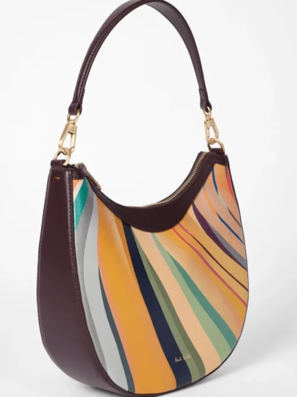 Paul Smith Bags | Luxury Gifts^Women's 'Dusky Swirl' Leather Mini Hobo Bag W1A-8052-GSWIRL