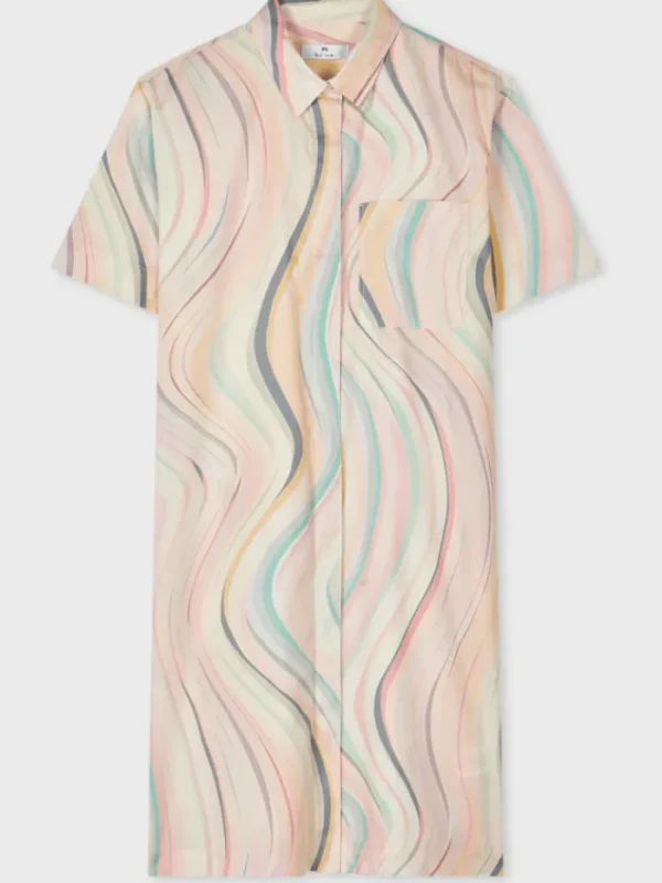 Paul Smith Dresses | Luxury Gifts^Women's 'Faded Swirl' Shirt Dress W2R 649D P31281 Col 92