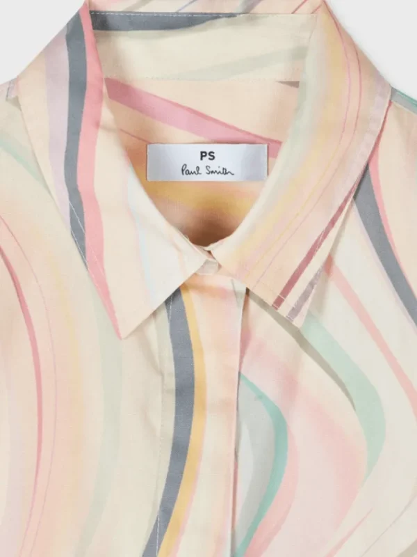 Paul Smith Dresses | Luxury Gifts^Women's 'Faded Swirl' Shirt Dress W2R 649D P31281 Col 92