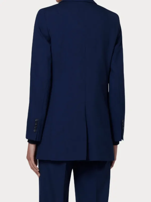 Paul Smith Coats And Jackets | Luxury Gifts^Women's Navy Single Breasted Wool Blazer W2R 313J P31053 Co