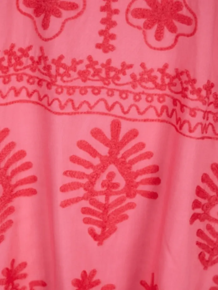 pranella_aggie_coral_summ_1.webp Pranella Beachwear | Gifts Under £100^Aggie Coral Summer Dress