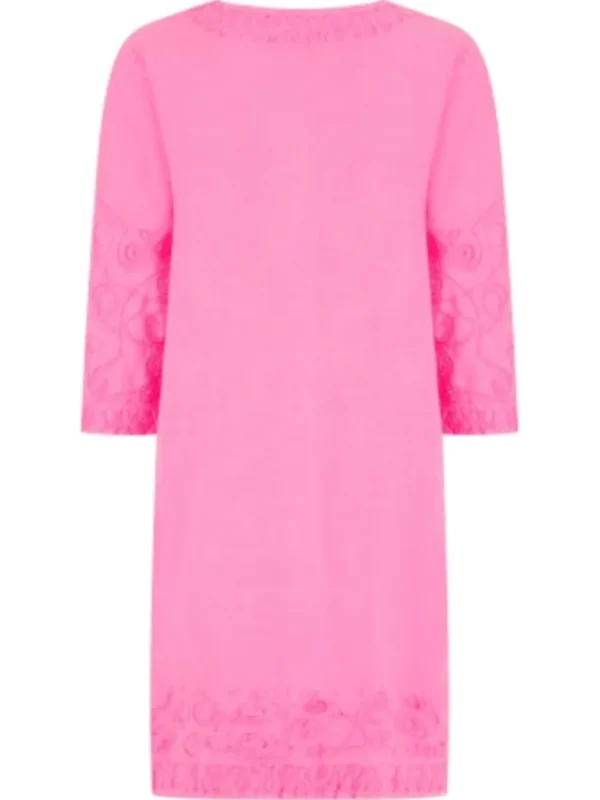 Pranella Dresses | Beachwear^URSULA Neon Pink Embroidered Mini Dress