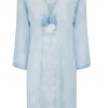 Pranella Dresses | Beachwear^Women's AGGIE Dress In Sky Blue And White