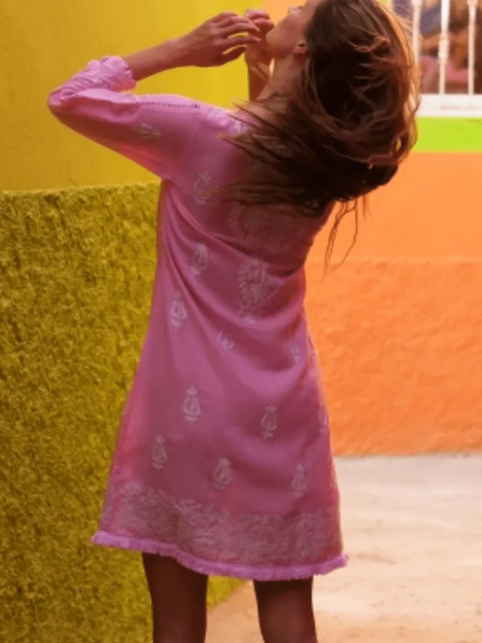pranella_womens_aggie_dre_3.webp Pranella Dresses | Beachwear^Women's AGGIE Dress In Pink And Lilac