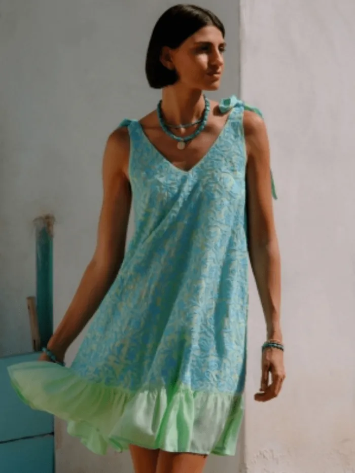 pranella_womens_aruba_min_2.webp Pranella Dresses | Beachwear^Women's ARUBA Mint And Aqua Sleeveless Dress