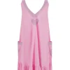 Pranella Dresses | Beachwear^Women's CELESTE Embroidered Dress In Pink And Lilac