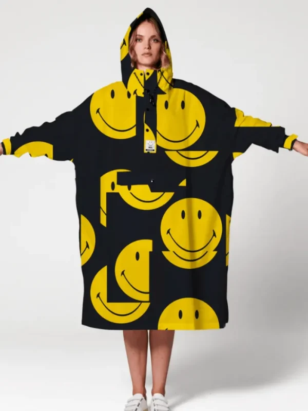 Rain Kiss Coats And Jackets | Ponchos And Wraps^RainKiss Unisex All Smiles x Smiley Rain Poncho