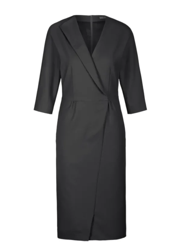 Riani Dresses | Gifts Under £250^Black Three Quarter Length Sleeves Midi Dress 336370-3987