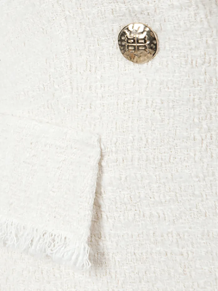 riani_cream_tweed_double__3.webp Riani Coats And Jackets | Gifts Under £250^Cream Tweed Double Breasted Blazer 381730 4176 Col 0110