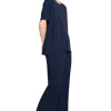 Riani Trousers | Gifts Under £100^T Deep Blue Culotte Trousers 393740 5142 421