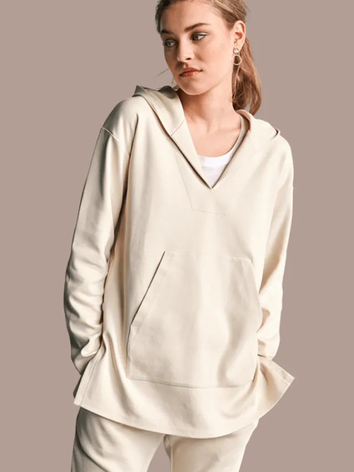 riani_t_opaline_cream_hoo_0.webp Riani Loungewear | Gifts Under £100^T Opaline Cream Hooded Sweater 188605 8141 810