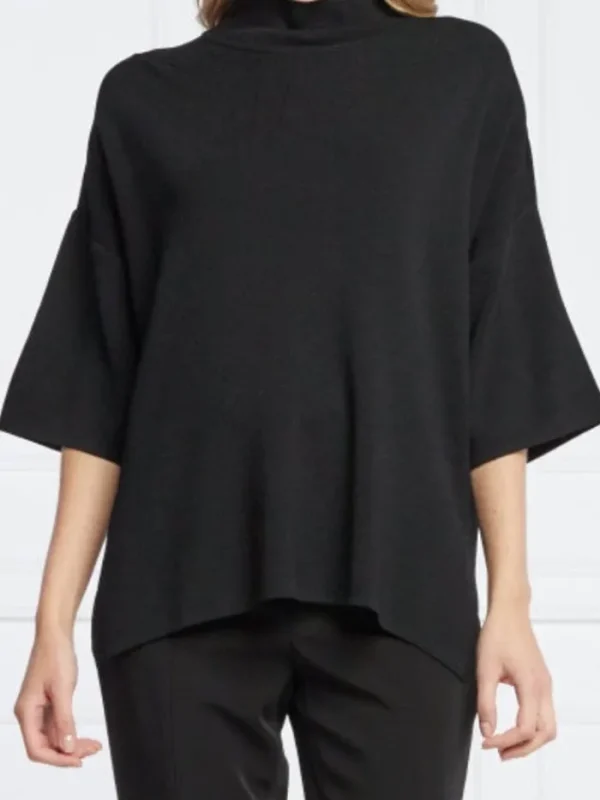 Riani Knitwear | Ponchos And Wraps^T Turtle Neck Black Jumper 237060-7845 999