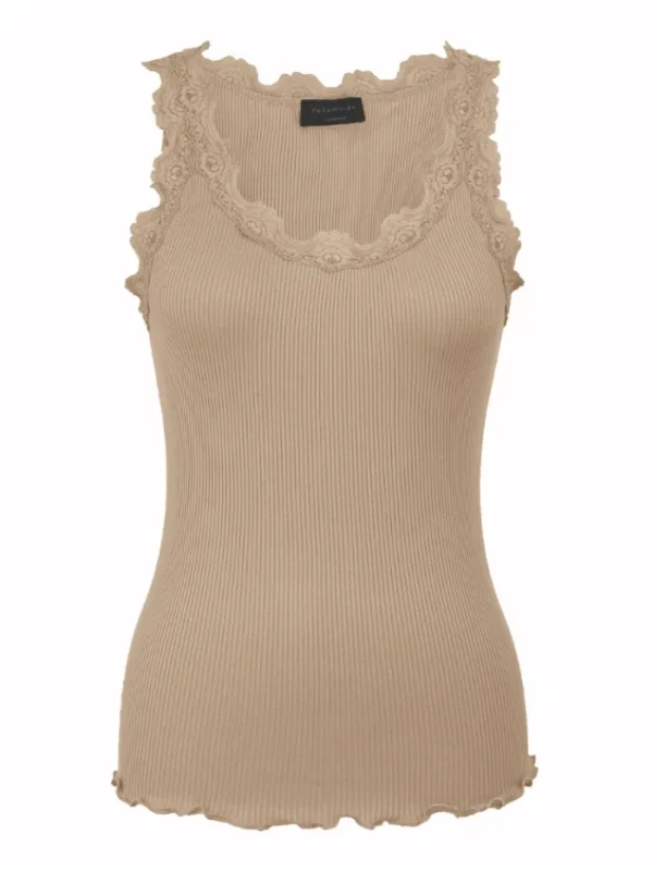 Rosemunde Sweatshirts And T-Shirts | Tops^T Iconic Silk Long Top Sand Dune 5205 916