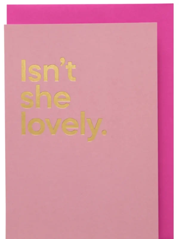 SAY IT WITH SONGS Gift Sale | Cards And Printed Frames^T ‘Isn’t She Lovely’ by Stevie Wonder Greeting Card