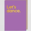 SAY IT WITH SONGS Gift Sale | Cards And Printed Frames^T 'Let's dance' by David Bowie Greeting Card