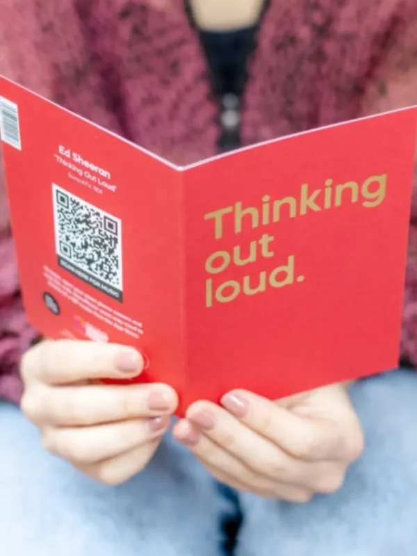SAY IT WITH SONGS Gift Sale | Cards And Printed Frames^T 'Thinking Out Loud' by Ed Sheeran Greeting Card
