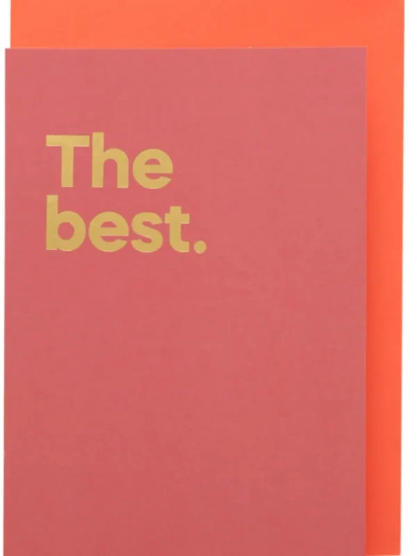 SAY IT WITH SONGS Gift Sale | Cards And Printed Frames^'The best' by Tina Turner Greeting Card Red