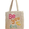 The Jacksons Bucket And Hobo Bags | Beachwear^London BE YOU TI FUL Natural Jute Bag