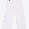 Vilagallo Trousers | Gifts Under £250^Women's NOA Wide Leg Cropped Trousers In White 32147