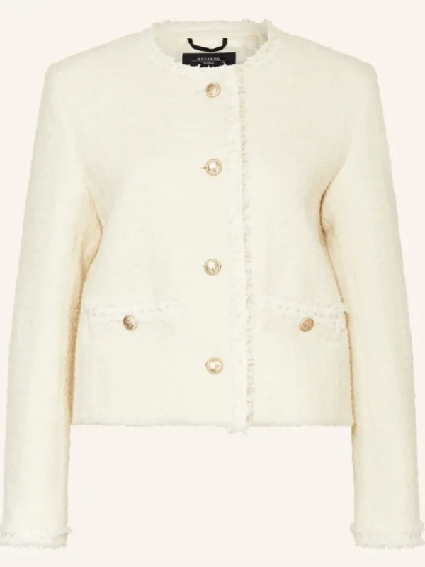Weekend By Max Mara Coats And Jackets | Luxury Gifts^BALIA Women's Bouclé Jacket In Ecru 25150410616 Co