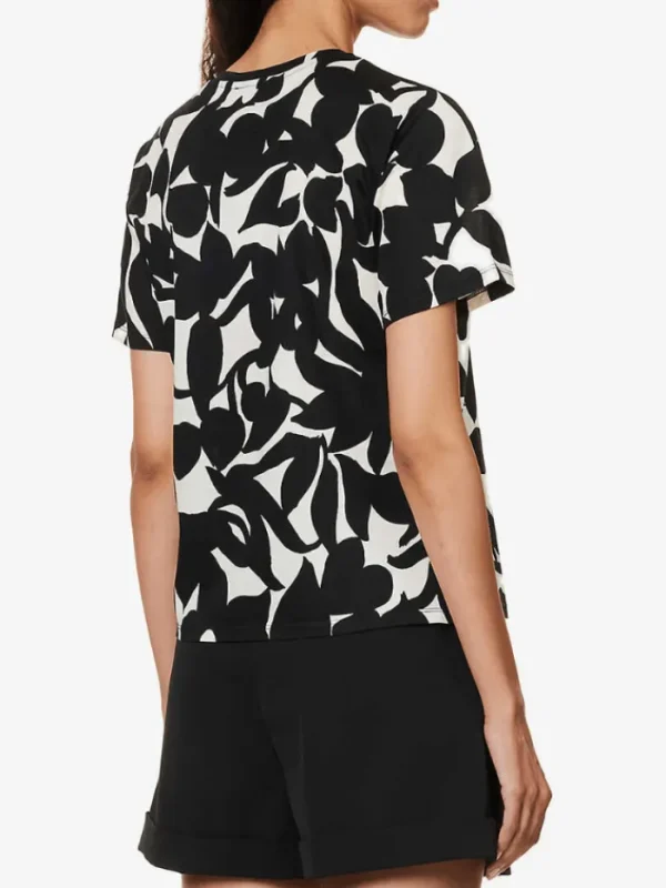 Weekend By Max Mara Tops | T-Shirts^Cerchio Printed Cotton T Shirt 23597603396 Col 001