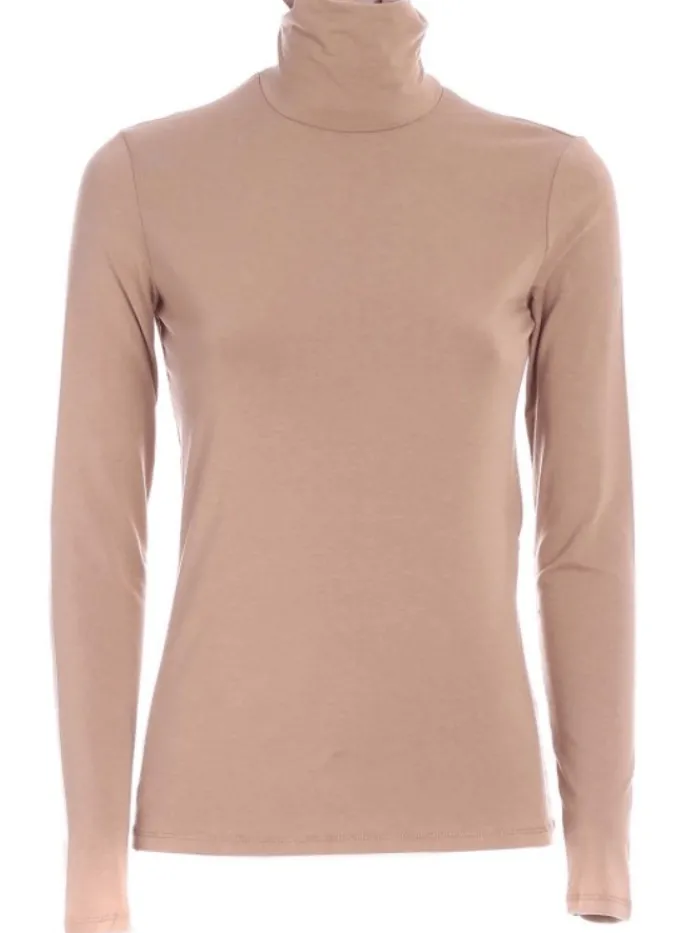weekend_by_max_mara_multi_0-1.webp Weekend By Max Mara Tops | Gifts Under £100^Multif Camel Jersey Turtleneck Jumper 23594603336