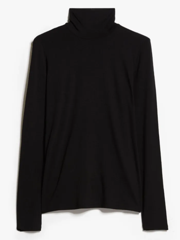 weekend_by_max_mara_multi_0-2.webp Weekend By Max Mara Tops | Gifts Under £100^Multif Black Jersey Turtleneck Jumper 23594603336
