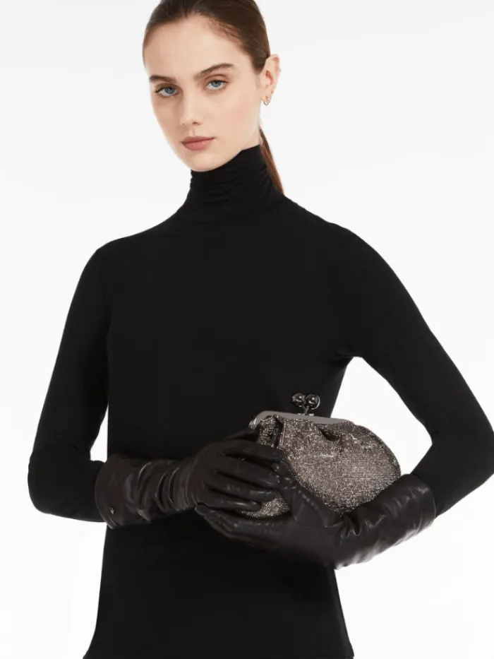 weekend_by_max_mara_multi_3-1.webp Weekend By Max Mara Tops | Gifts Under £100^Multif Black Jersey Turtleneck Jumper 23594603336